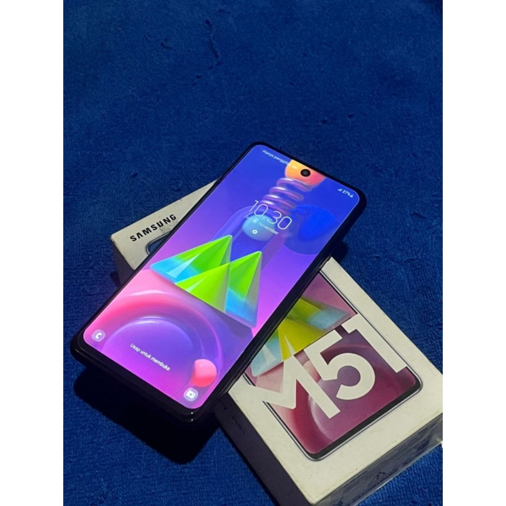 Samsung galaxy M51 128GB SEIN second Terlaris