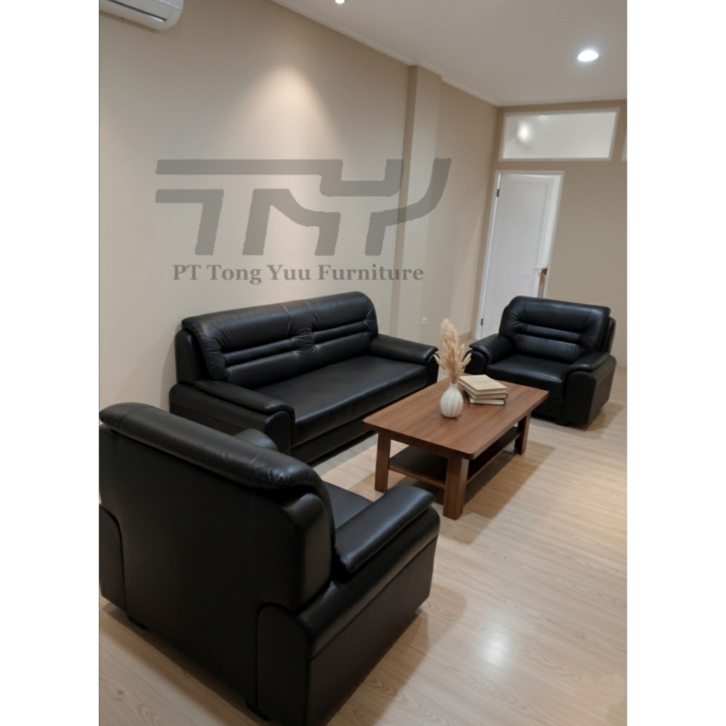 Satu Set Sofa/Sofa Kulit Sintesis