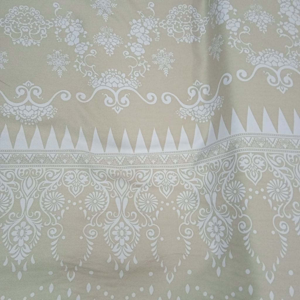 KAIN KATUN RAYON TWILL PREMIUM IMPORT MOTIF PINGGIRAN BAWAH