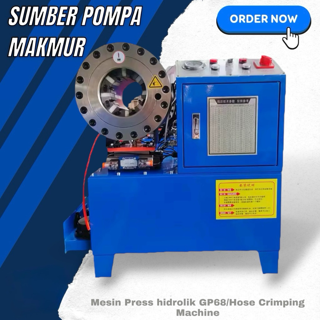 Mesin Press hidrolik GP68/Hose Crimping Machine