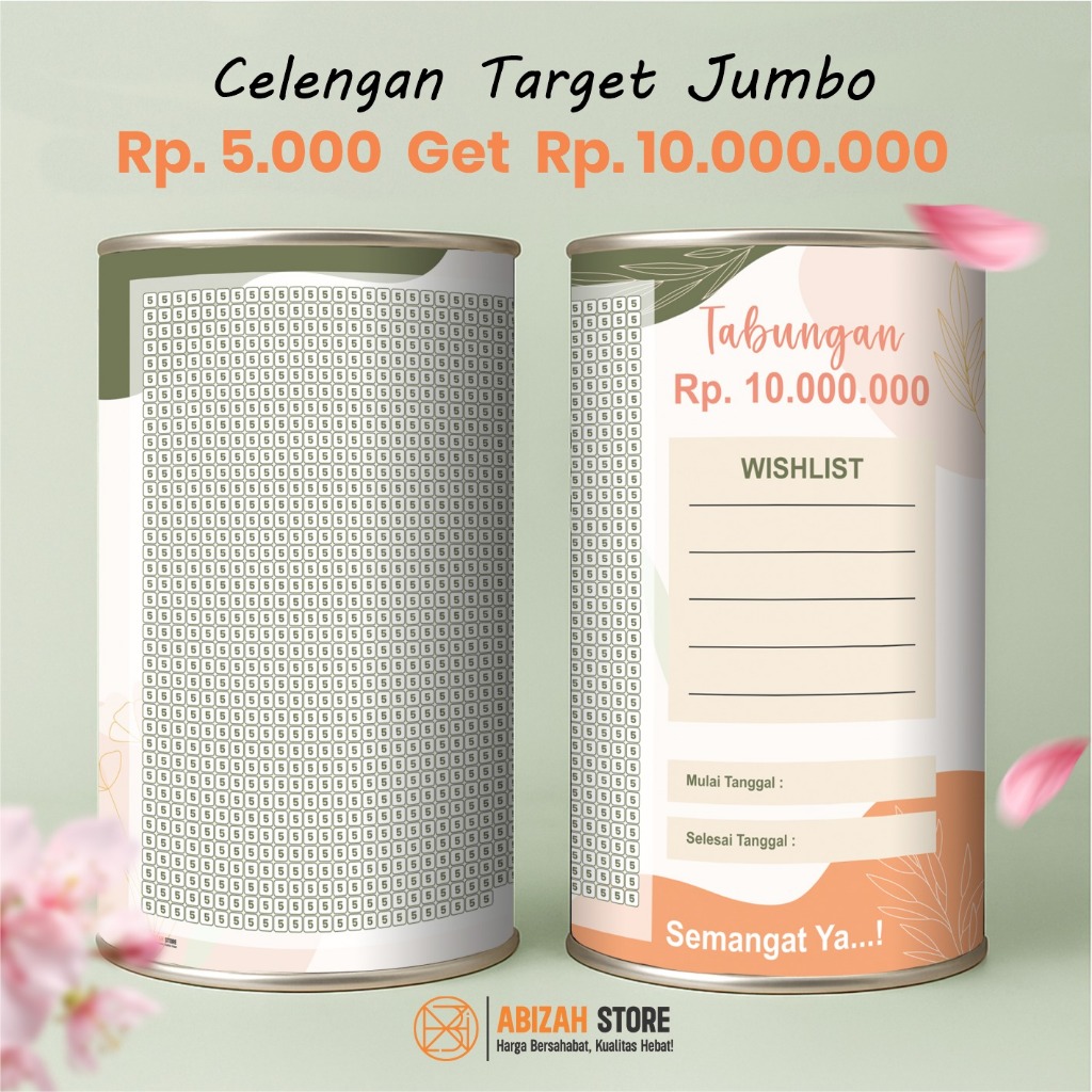 [UKURAN JUMBO] CELENGAN TARGET JUMBO VIRAL BUKA TUTUP PERMANEN BISA COD ( 5K TARGET 10 JUTA )