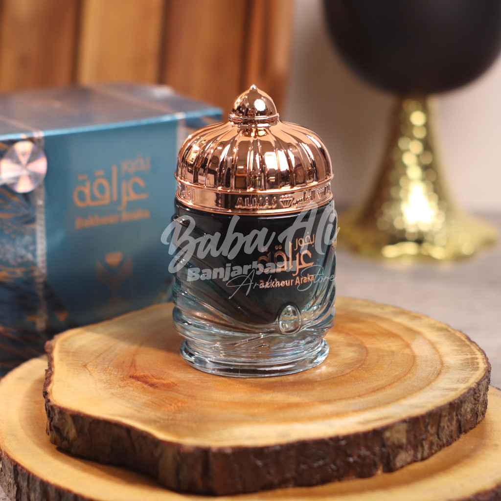 DUPA BAKHOUR ARAKA BY ALMAS | Bakhoor Arab Asli Import Premium Madinah Haramain Kayu Gaharu Wangi Le
