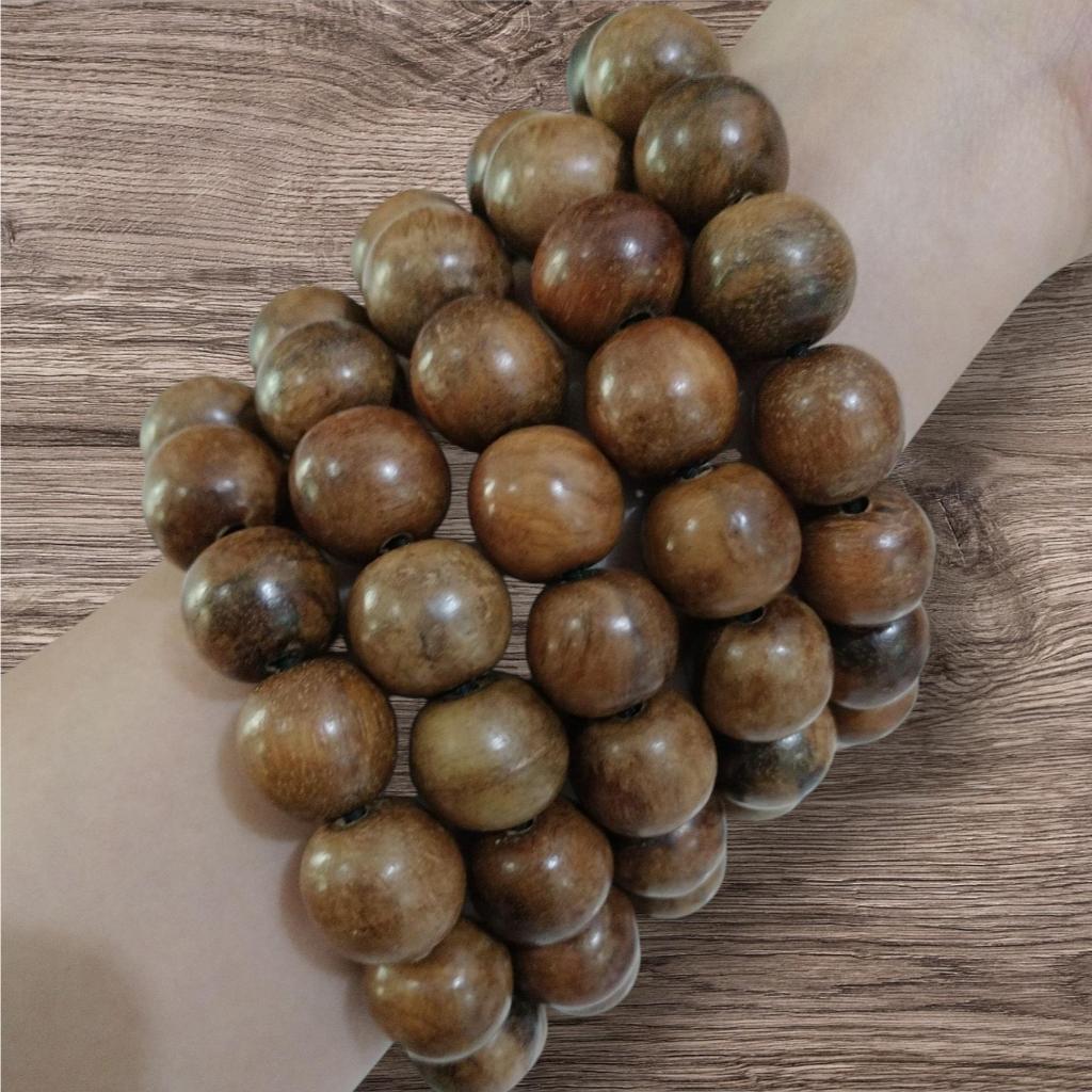 Gelang Gaharu Buaya Original/Tasbih Gaharu Buaya Original/14mm