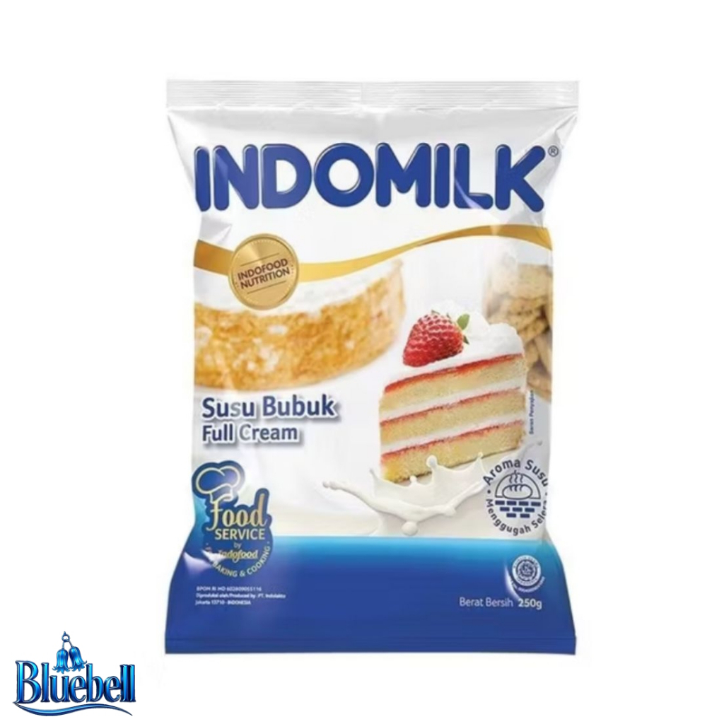 Indomilk Susu Bubuk Full Cream Serbaguna untuk Baking 250 gram