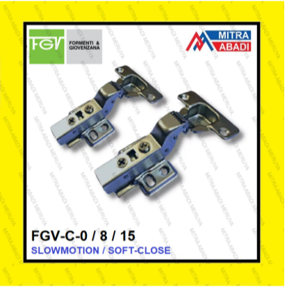 Engsel Sendok FGV Slowmotion Lurus Engsel lemari FGV Soft