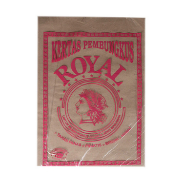 Kertas Nasi Coklat Royal 250 Lembar 37x27cm/Kertas Nasi Coklat Warteg Nasi Uduk Merk Royal Isi 250le