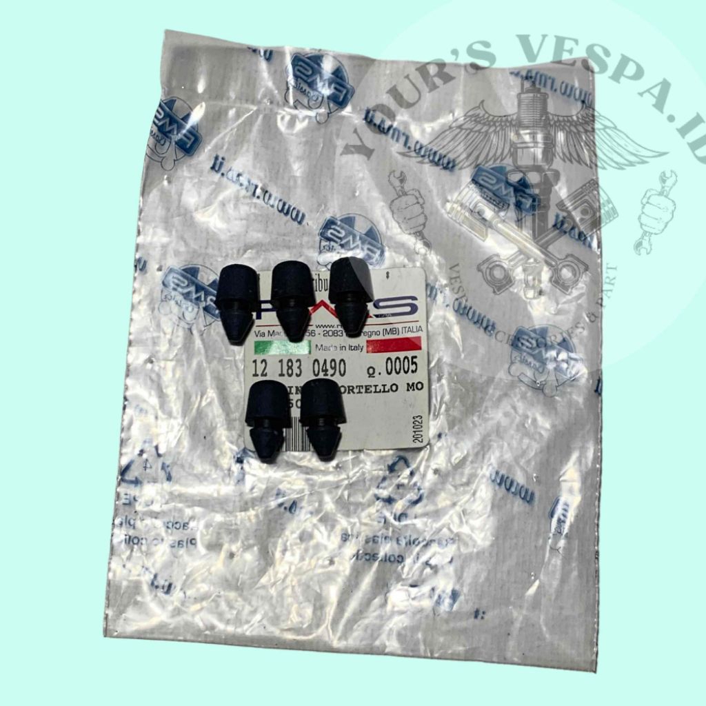 KARET PLASTIK DUMPER TUTUP MESIN TEPONG RMS VESPA SPECIAL DARLING PTS SMALLFRAME