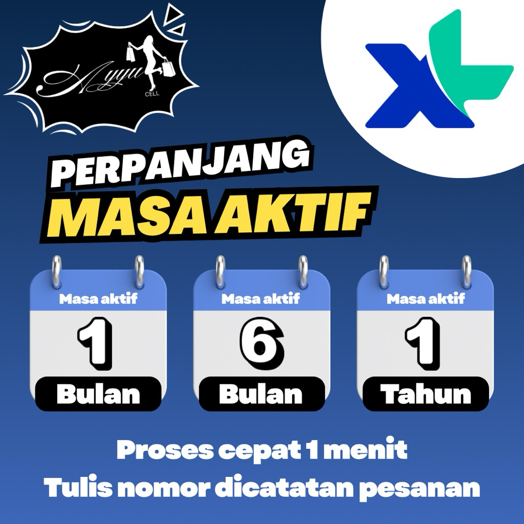 READY XL MASA AKTIF MASA TENGGANG