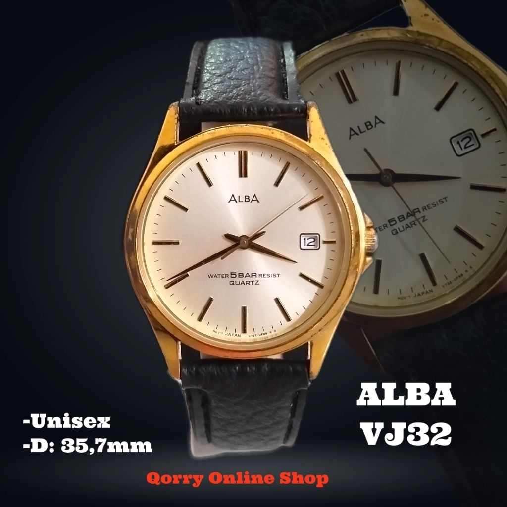 Jam Tangan Unisex Alba Vj32 Original // Second