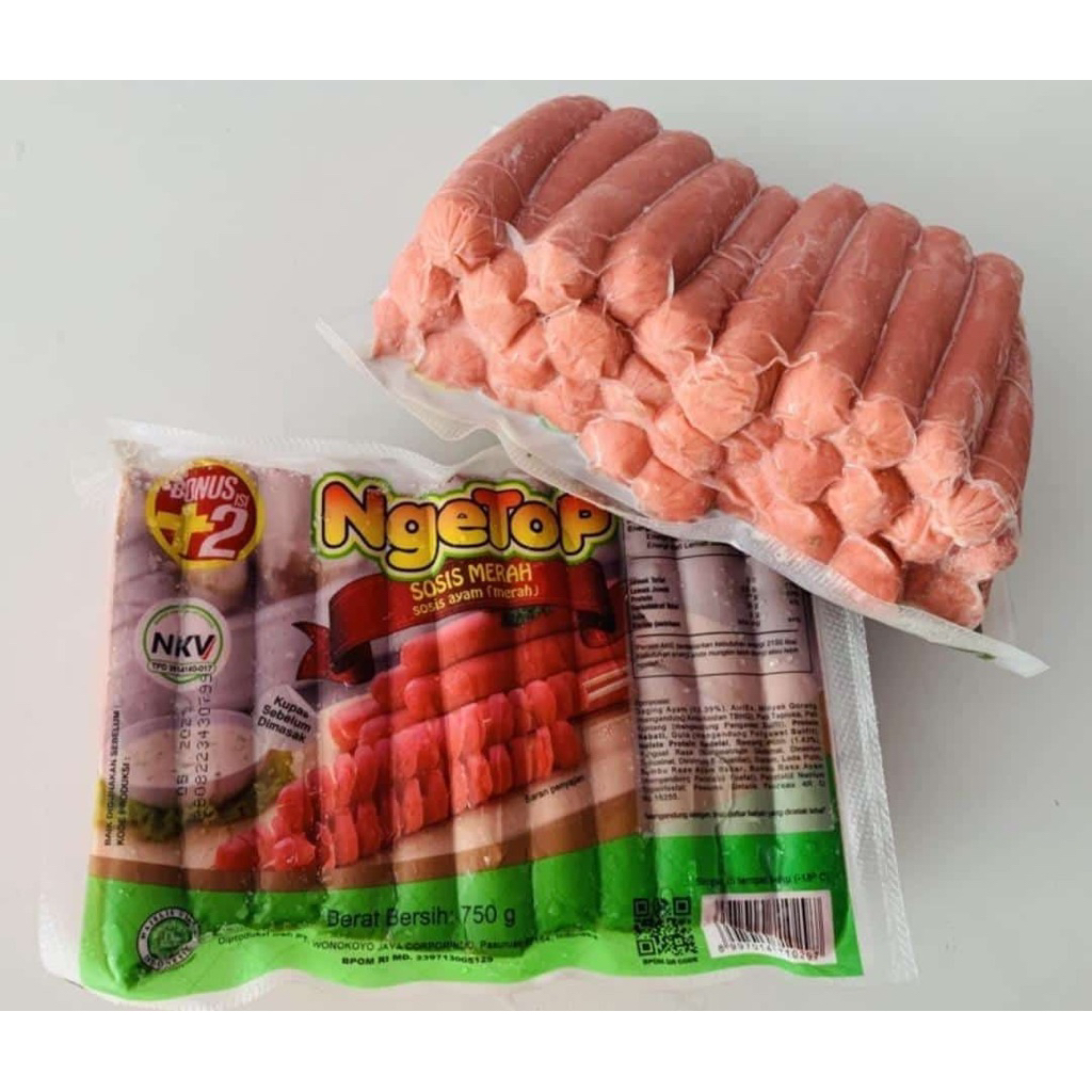 FROZEN FOOD - SOSIS AYAM MERAH MERK NGETOP
