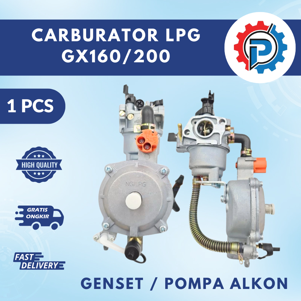 Karburator Converter Gas LPG GX 160 200 Konverter Karbu Carburator LPG Mesin Penggerak Honda Genset