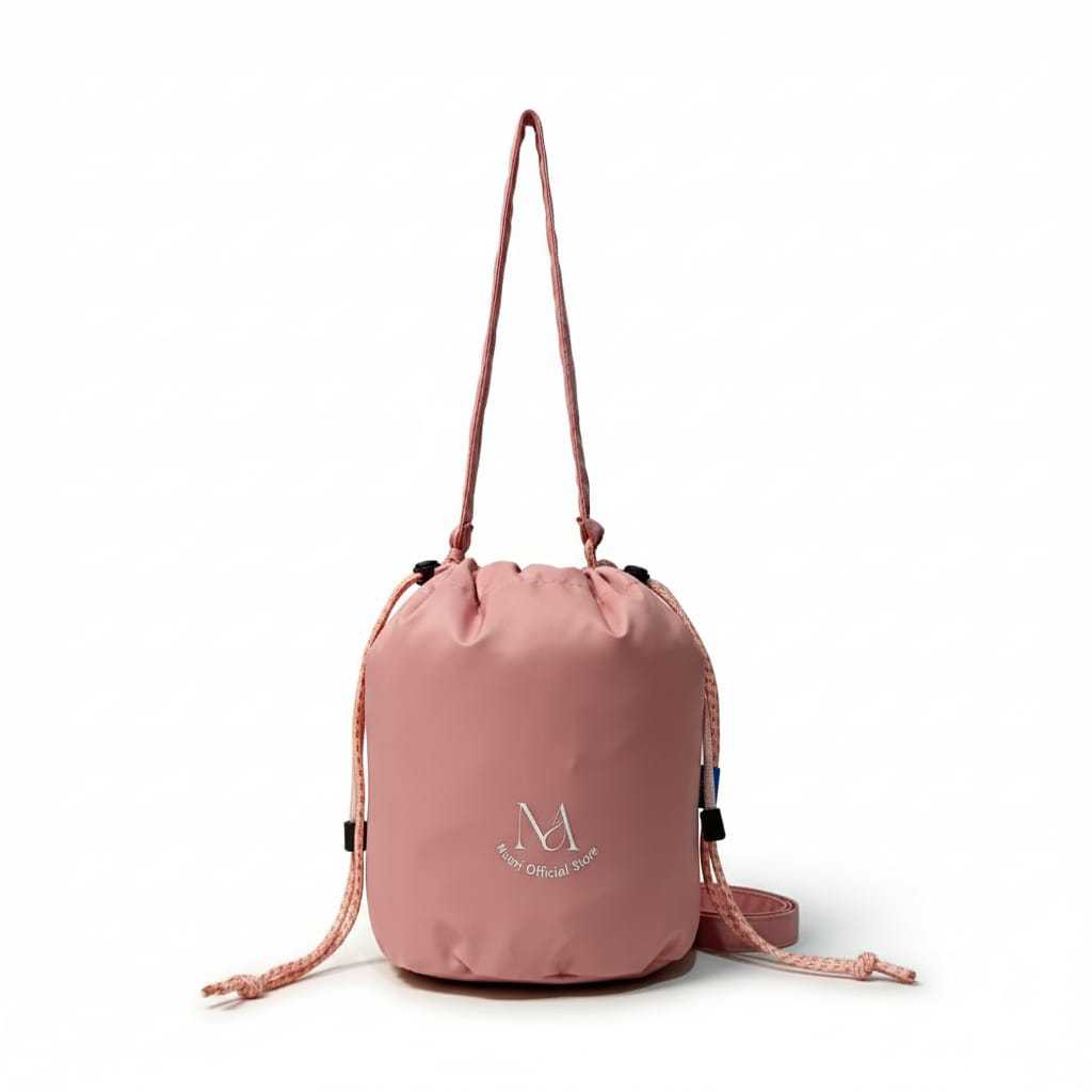Nuari - Enji Tas Serut Drawstring Bag Tas Selempang Wanita Cewek Tas Serut Tas Ember Serut sling bag