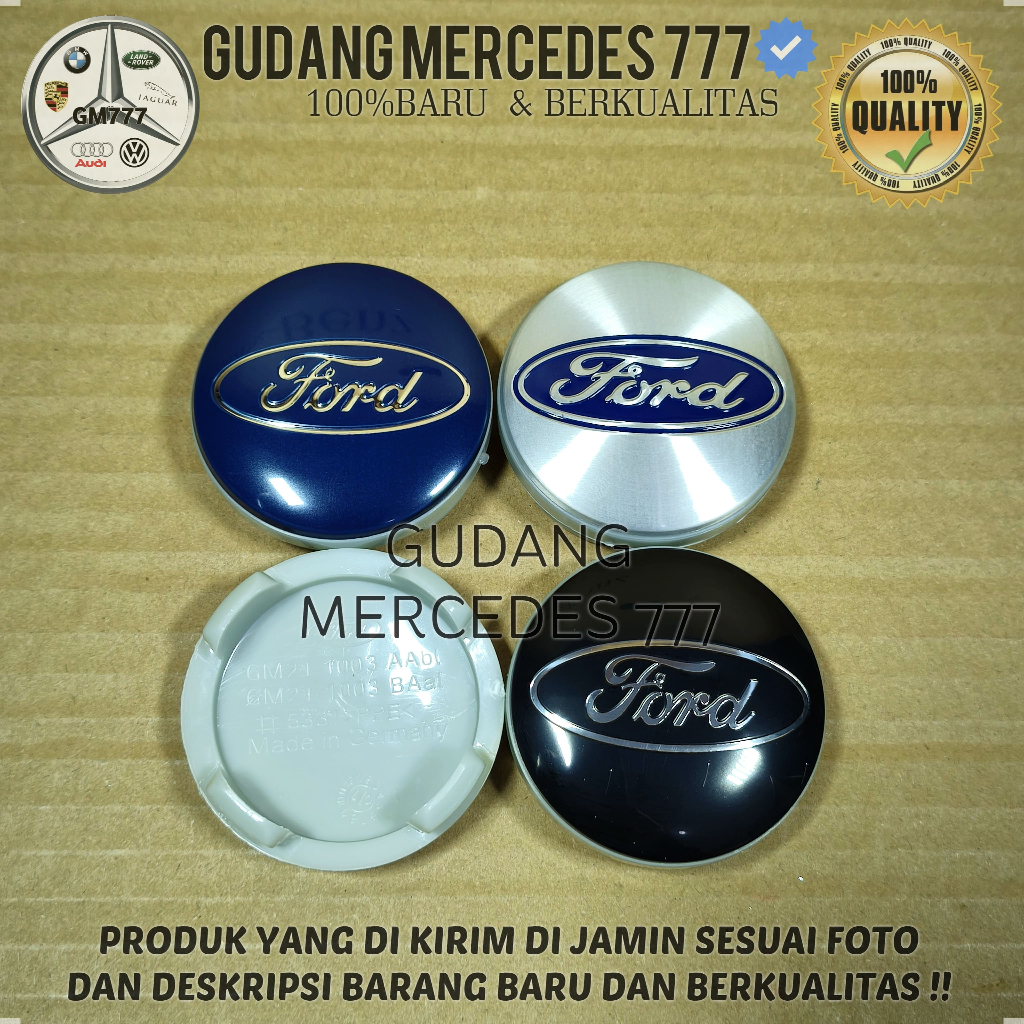 DOP RODA FORD TUTUP DOP VELG MOBIL FORD FIESTA ECOSPORT 54MM 5,4CM