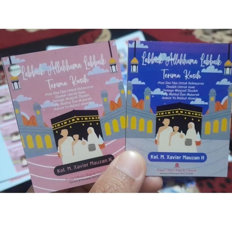 OLEH OLEH UMROH DAN HAJI KARTU UCAPAN