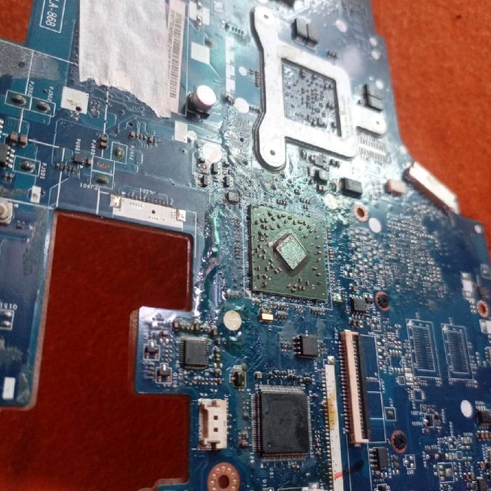 Mobo bahan laptop Lenovo g475 bekas servis