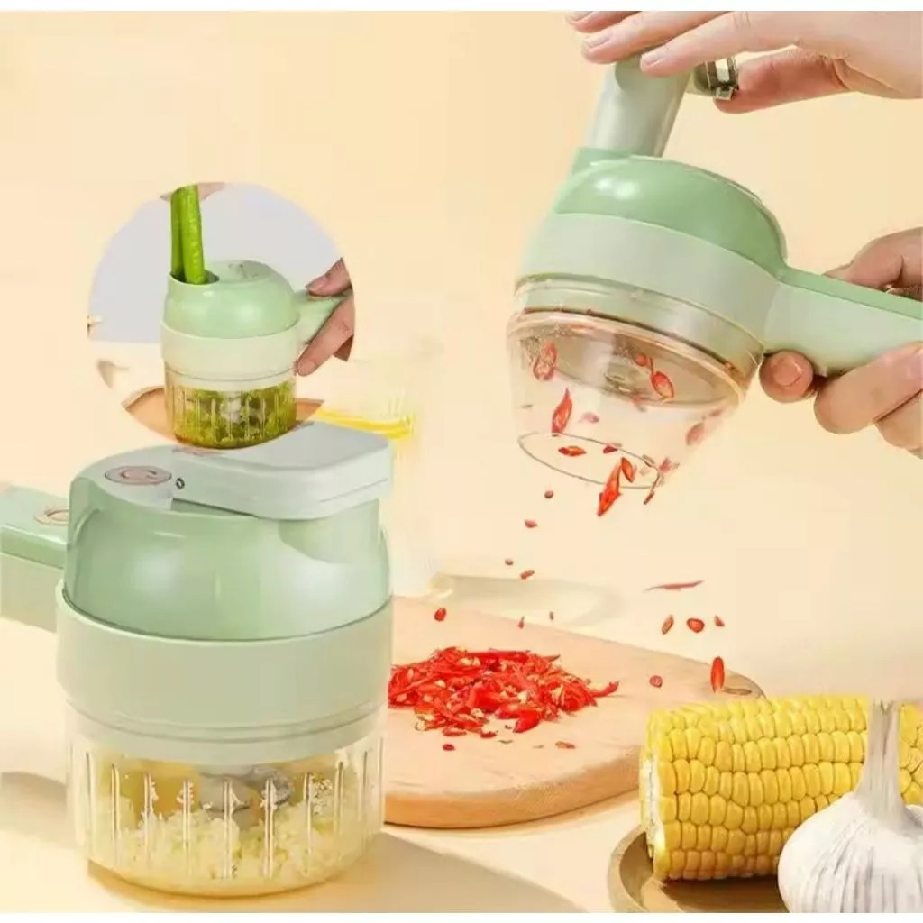 Pemotong Sayur Portable Chopper Elektrik Blender Genggam Blender Sayur