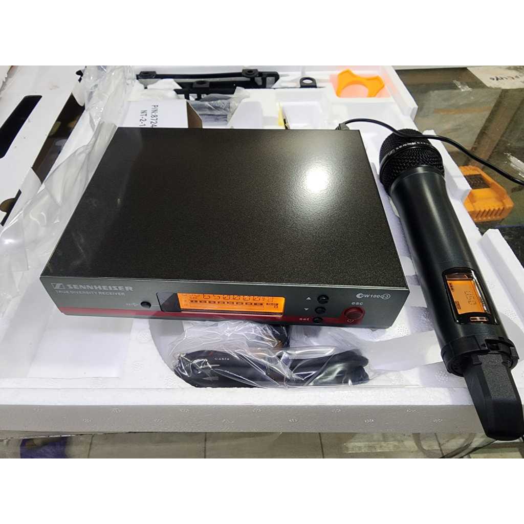 microphone mic wireless senheiser EW 135 G3 / EW135 G3 / EW135G3 - isi 1 mic hand digital