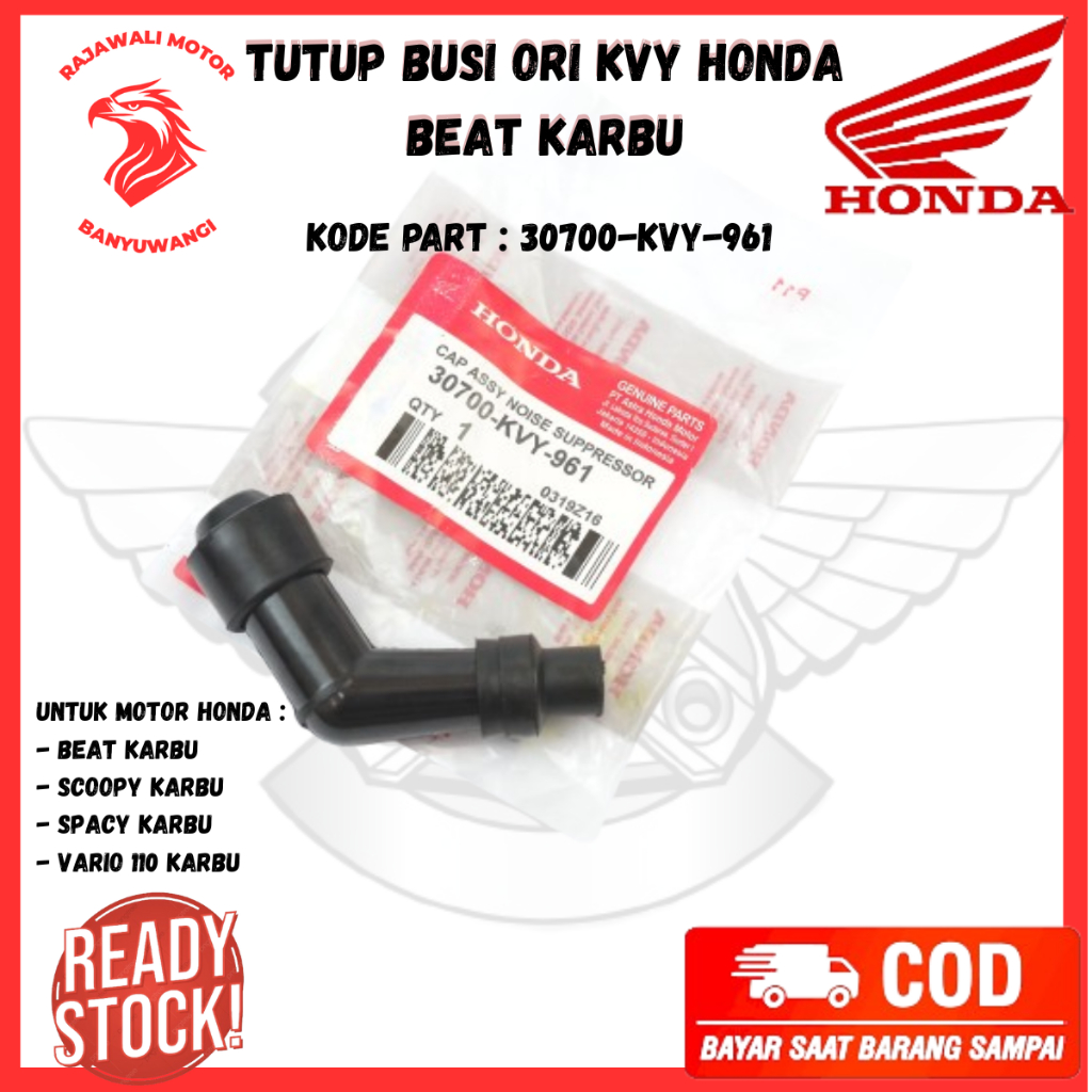 cangklong busi beat carbu - Tutup Busi Busi Honda Beat karbu - cop busi Vario - tutup busi Beat KVY