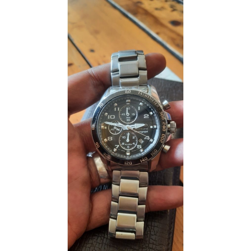 jam tangan seiko sportura SNAE61P1 chronograph