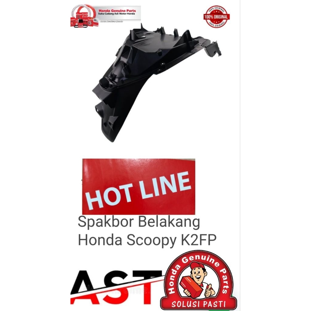 80105K2FNC0 spakbor belakang/sayap belakang Scoopy 2025/2024 original garansi AHM