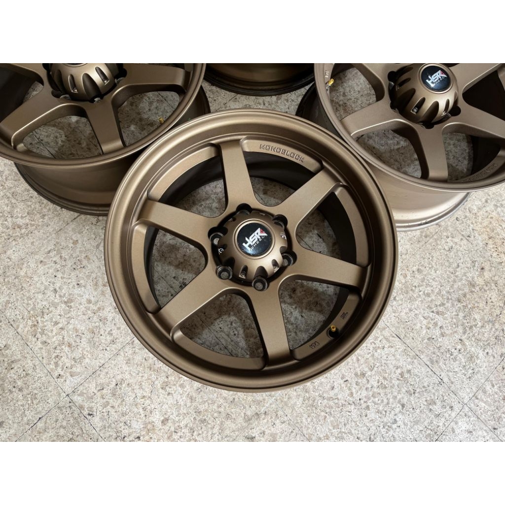 VELG TE37 BY HSR RING 18 LEBAR 9 ET20 PCD 6X139