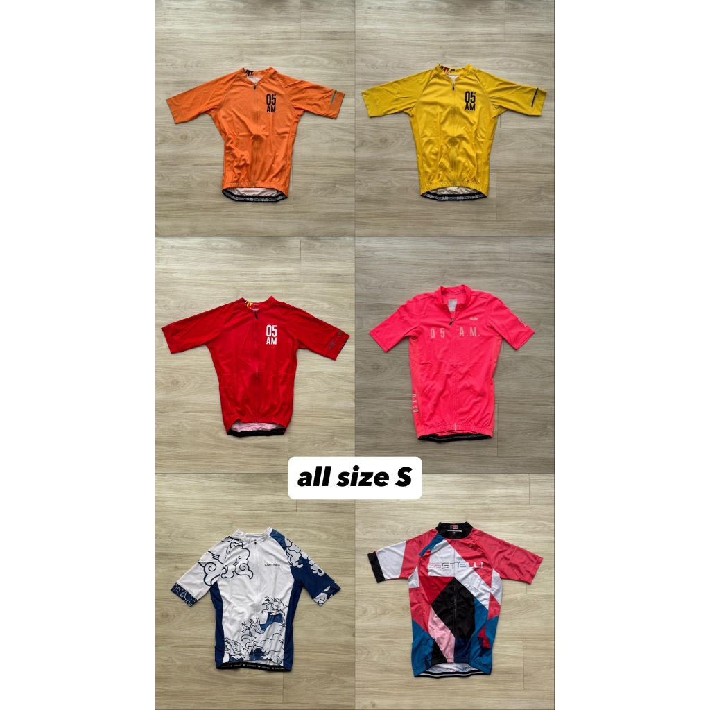 PRELOVED JERSEY ROADBIKE 2ND MIX SIZE SUB CORTIGER MONTON