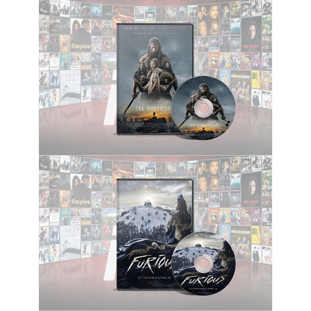 DVD The Northman (2022) + DVD Furious (2017)