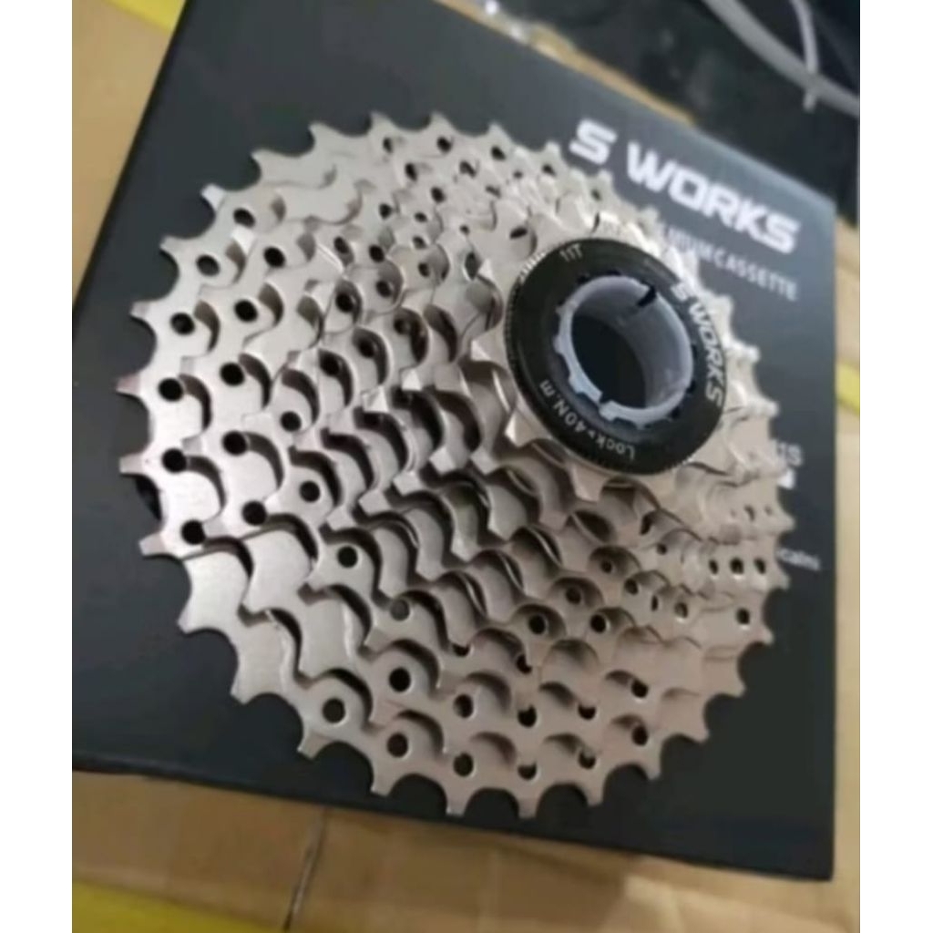 Termurah Freewheel Gear 10sp Sproket Gir Sprocket Sworks 10 speed 11 - 32T Taiwan 11-32 T
