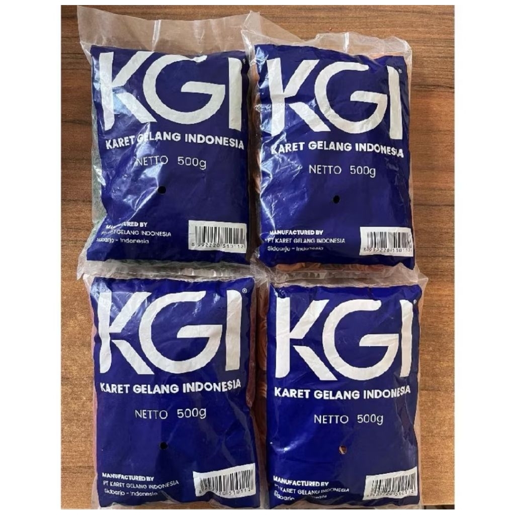 karet gelang pentil super kuat isi 40 bks @500 gram,lobang kecil warna merah