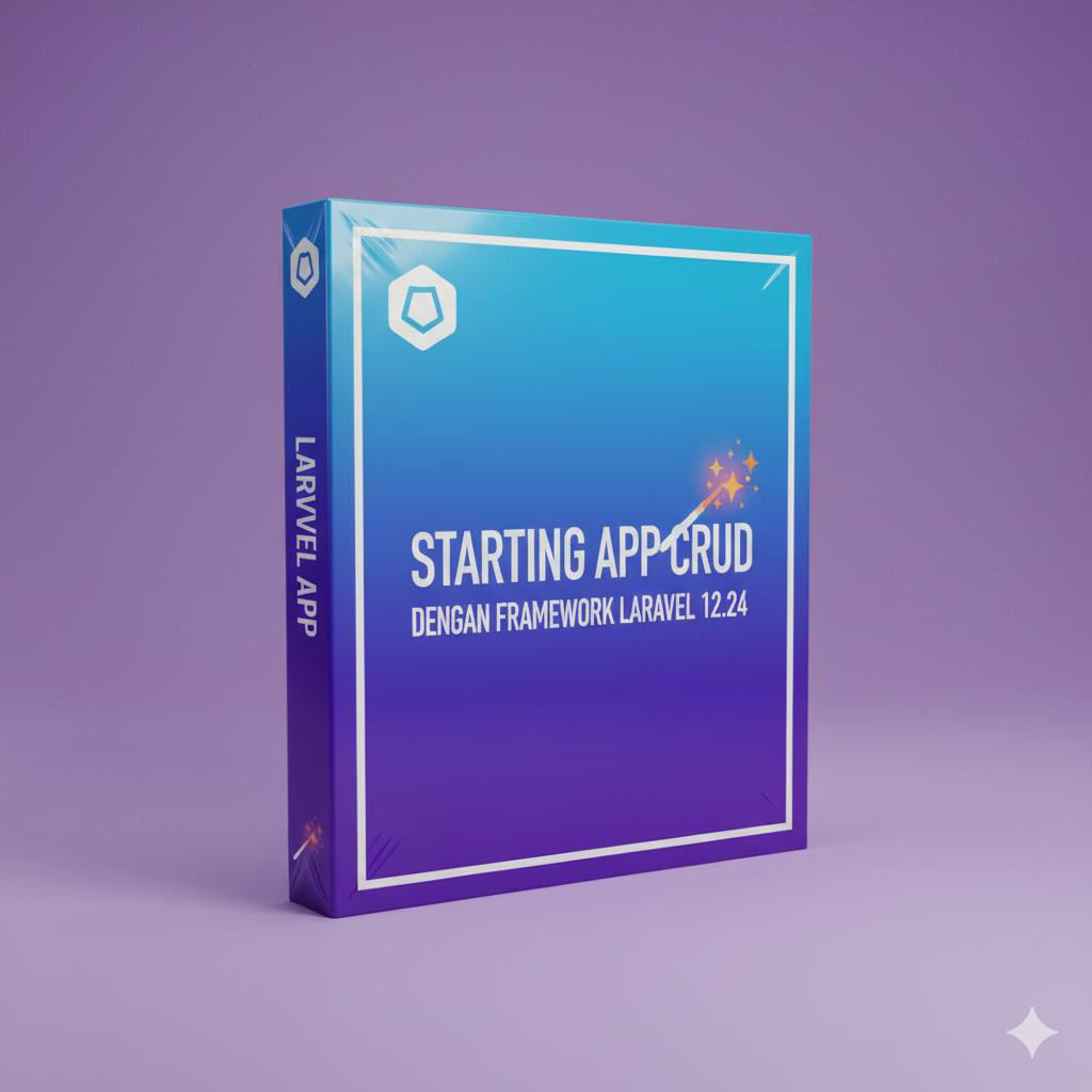 PHP Laravel 12 CRUD dengan database MySQL (Starting Project)