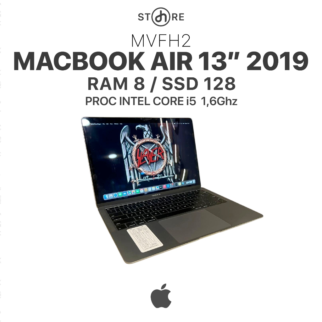 Second , Macbook Air 2019 13" , 8/128 , Grey , MVFH2