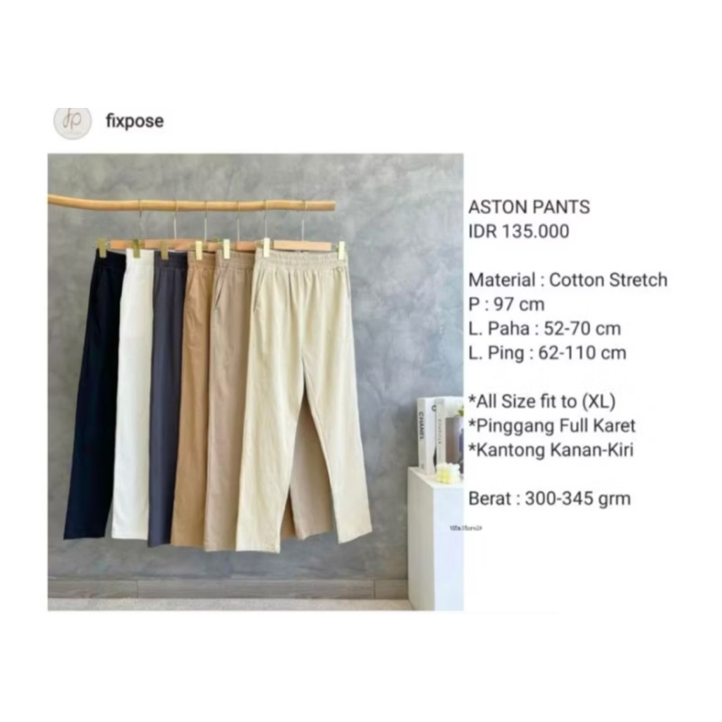 Preloved aston pants fixpose
