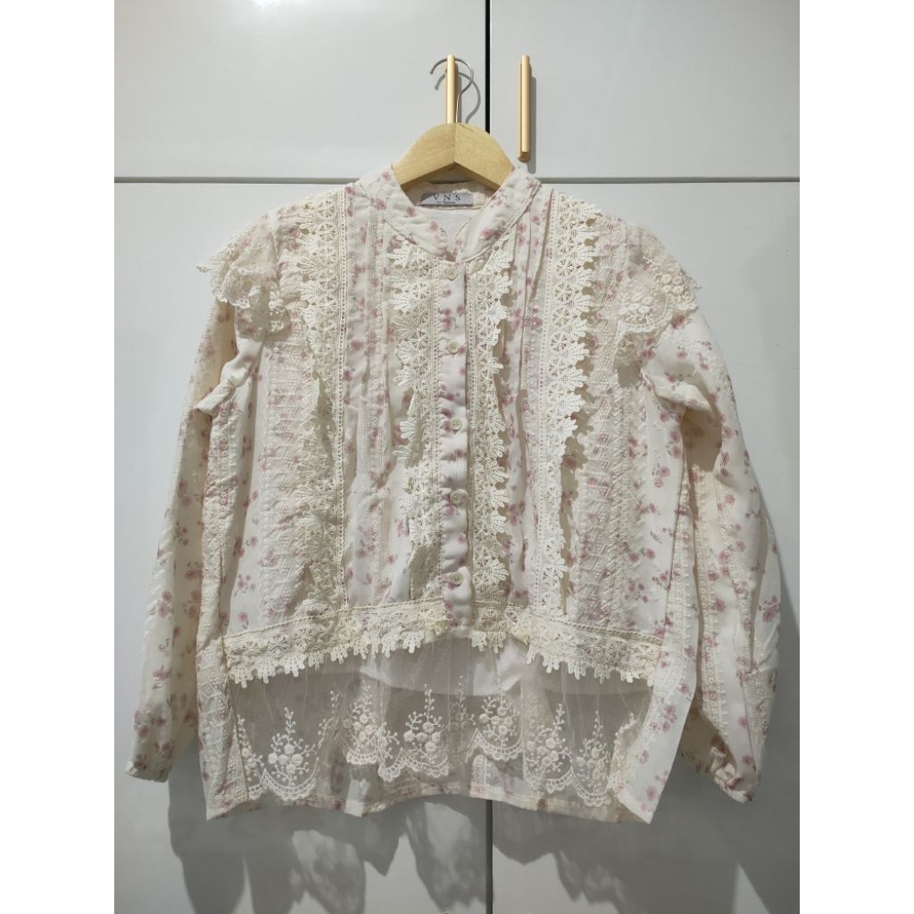 preloved like new Blouse vns katun bordir