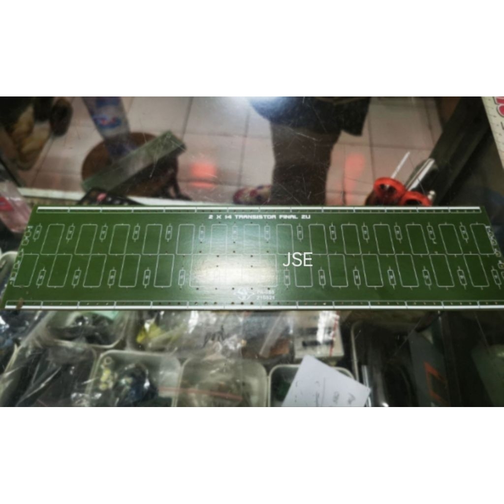 PCB TRANSISTOR FINAL BU 2U 30 CM X 7.5 CM