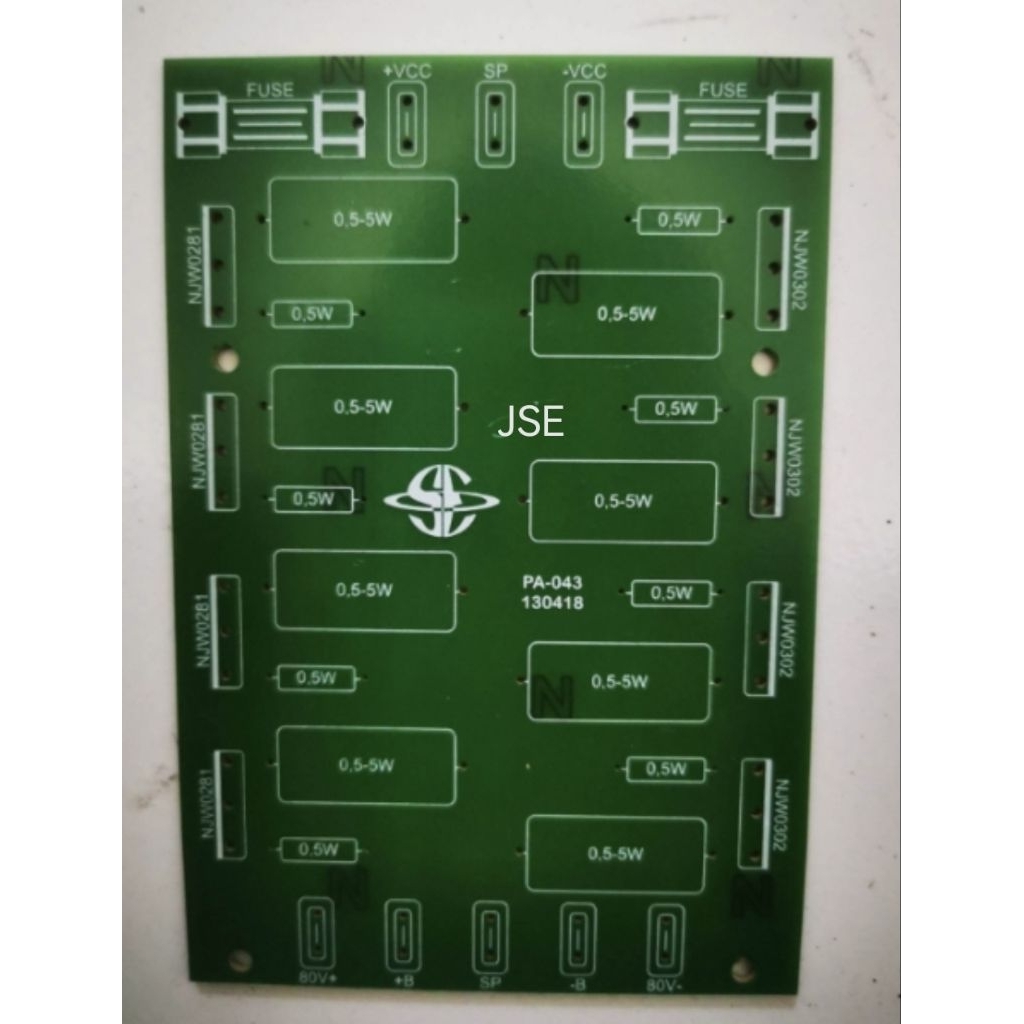 PCB TRANSISTOR FINAL 4 SET TOSHIBA NJW PER BIJI