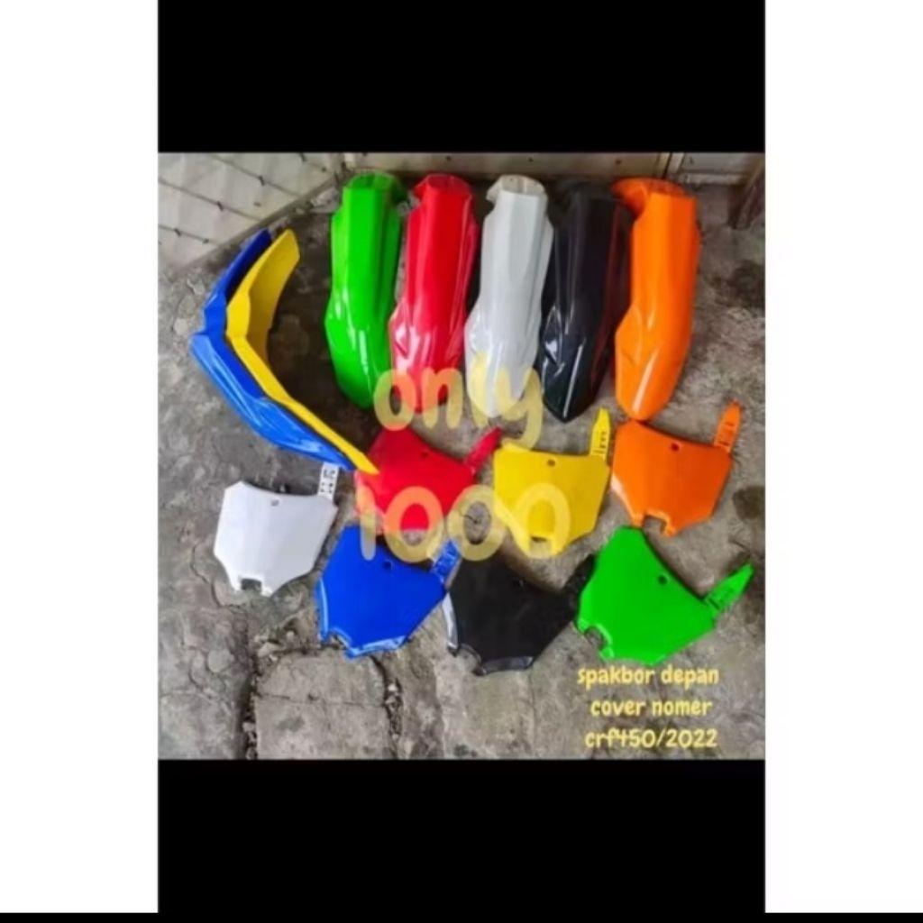 spakbor depan crf450 2021 dan papan nomor crf450 2021 spakbor depan crf 450 spakbor crf450 slebor de