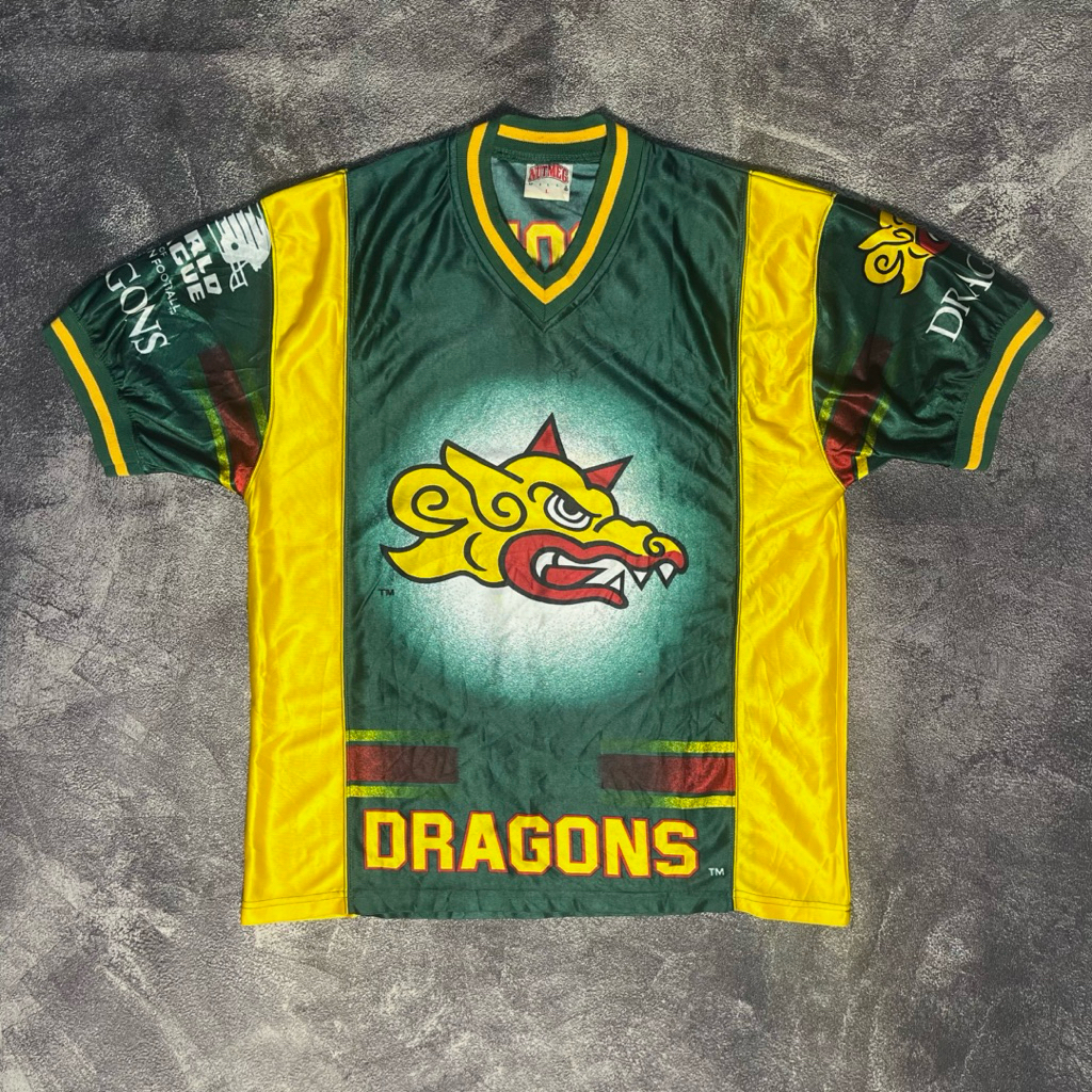 jersey jadul tahun 90an NFL barcelona dragons
