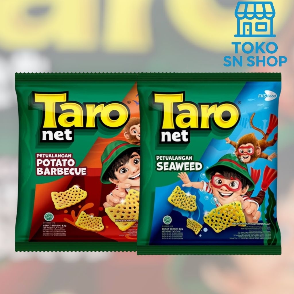 Taro Net Chiki Seaweed Potato BBQ