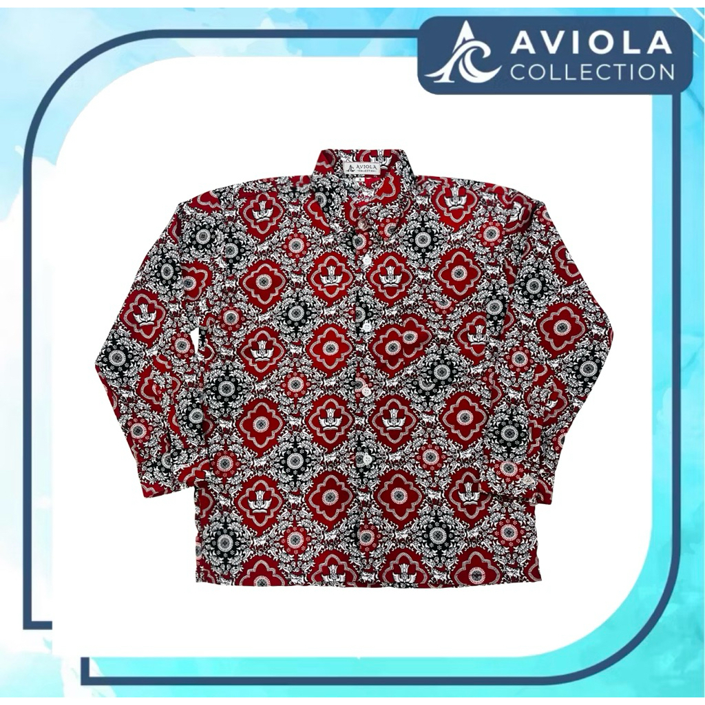 Seragam sekolah Baju Batik SD Lengan Panjang