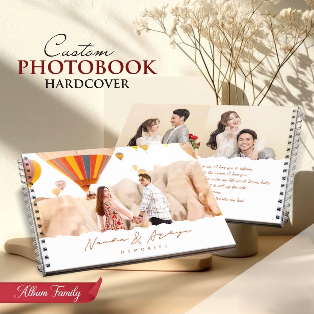 CETAK PHOTOBOOK CUSTOM AESTHETIC -YEARBOOK CUSTOM MURAH -PHOTOBOOK HARDCOVER SPIRAL