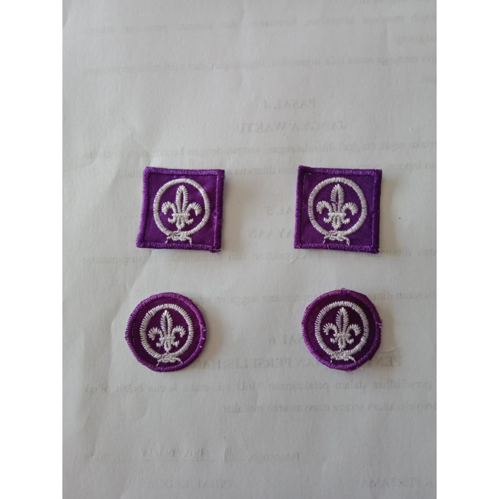 BADGE PRAMUKA WOSM PUTRA DAN PUTRI