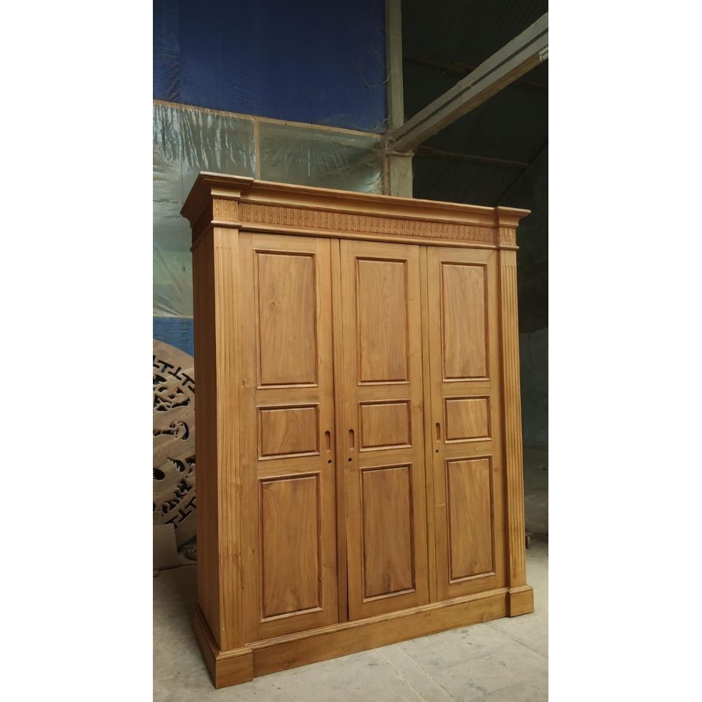 lemari baju/lemari baju aesthetic/lemari baju kayu/lemari pakaian minimalis/lemari baju aesthetic un