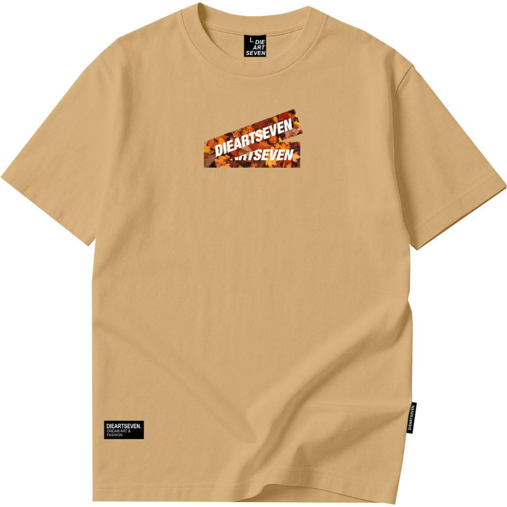 Kaos distro pria art famous tshirt cream