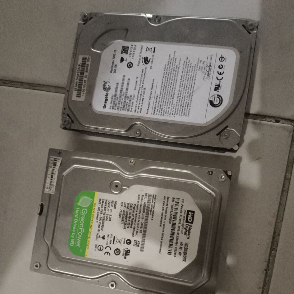 hdd rusak bekas PC komputer
