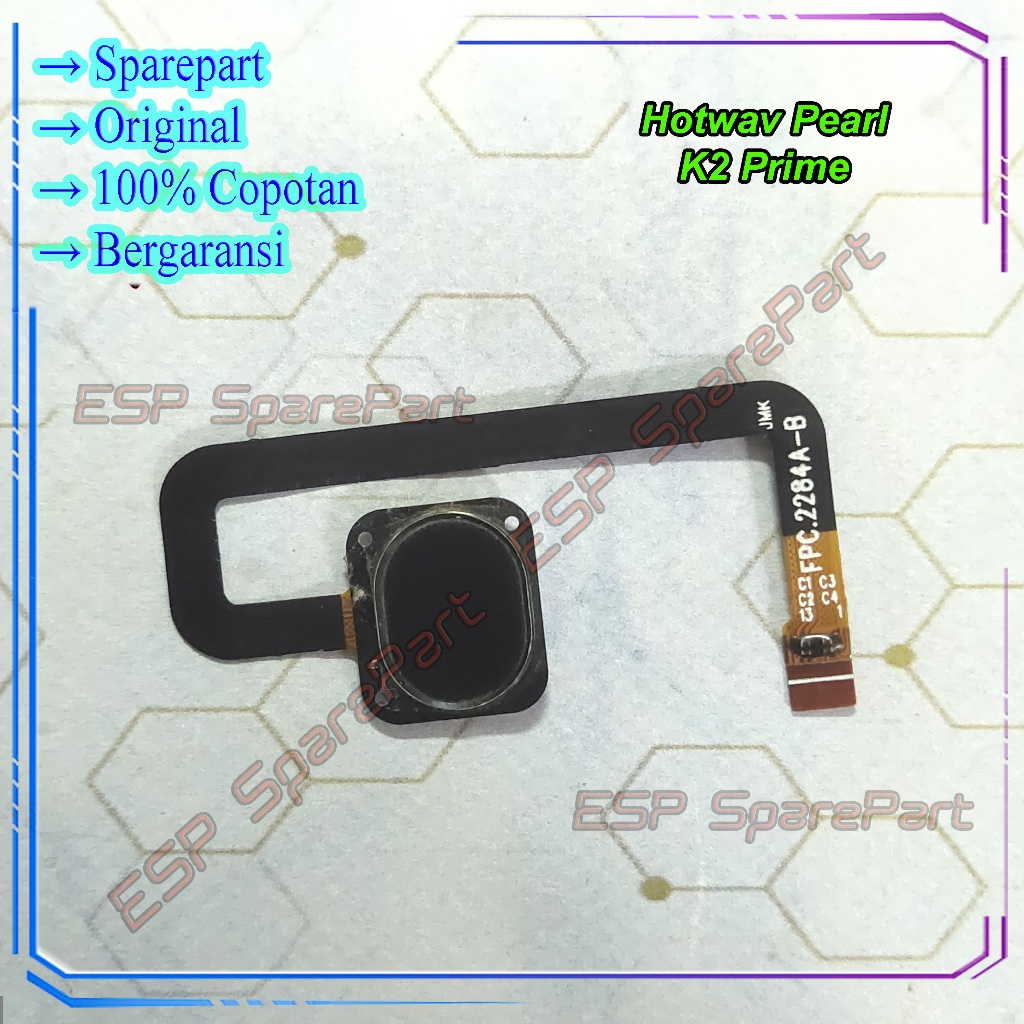 Fingerprint Hotwav Pearl K2 Prime Fleksibel Sensor Sidik Jari Copotan