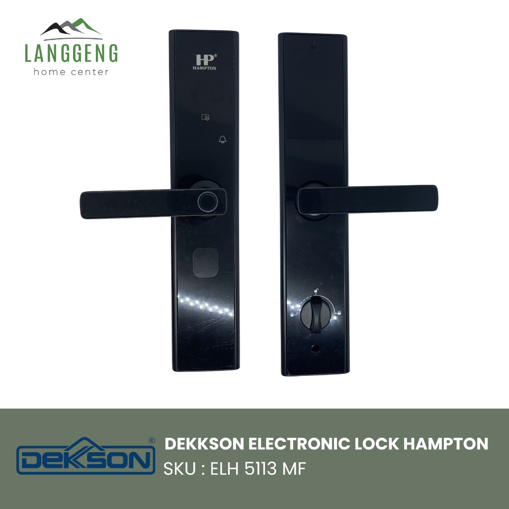 [FLASH SALE] Hampton ELH 5113 MF Electronic Lock Black