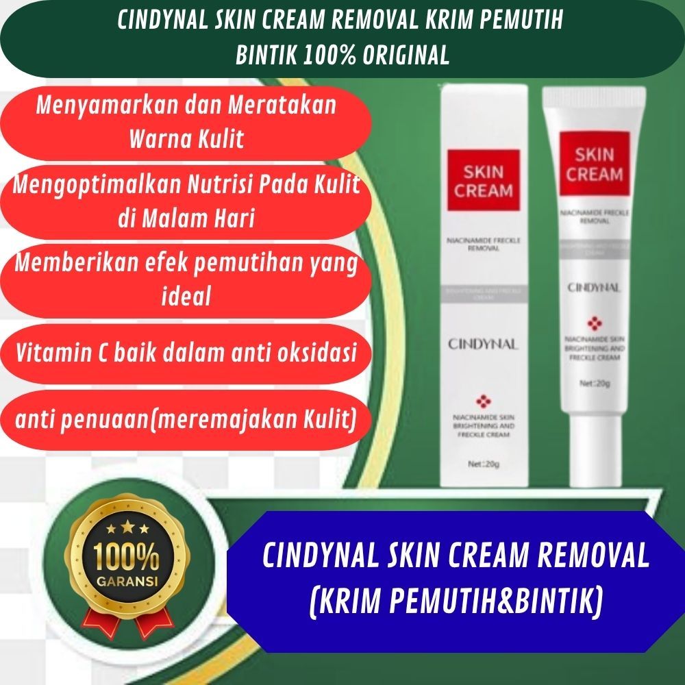 Cindynal Whitening Cream Remove Cream Niacinamide Fade Pigmentation Melasma Brightening
