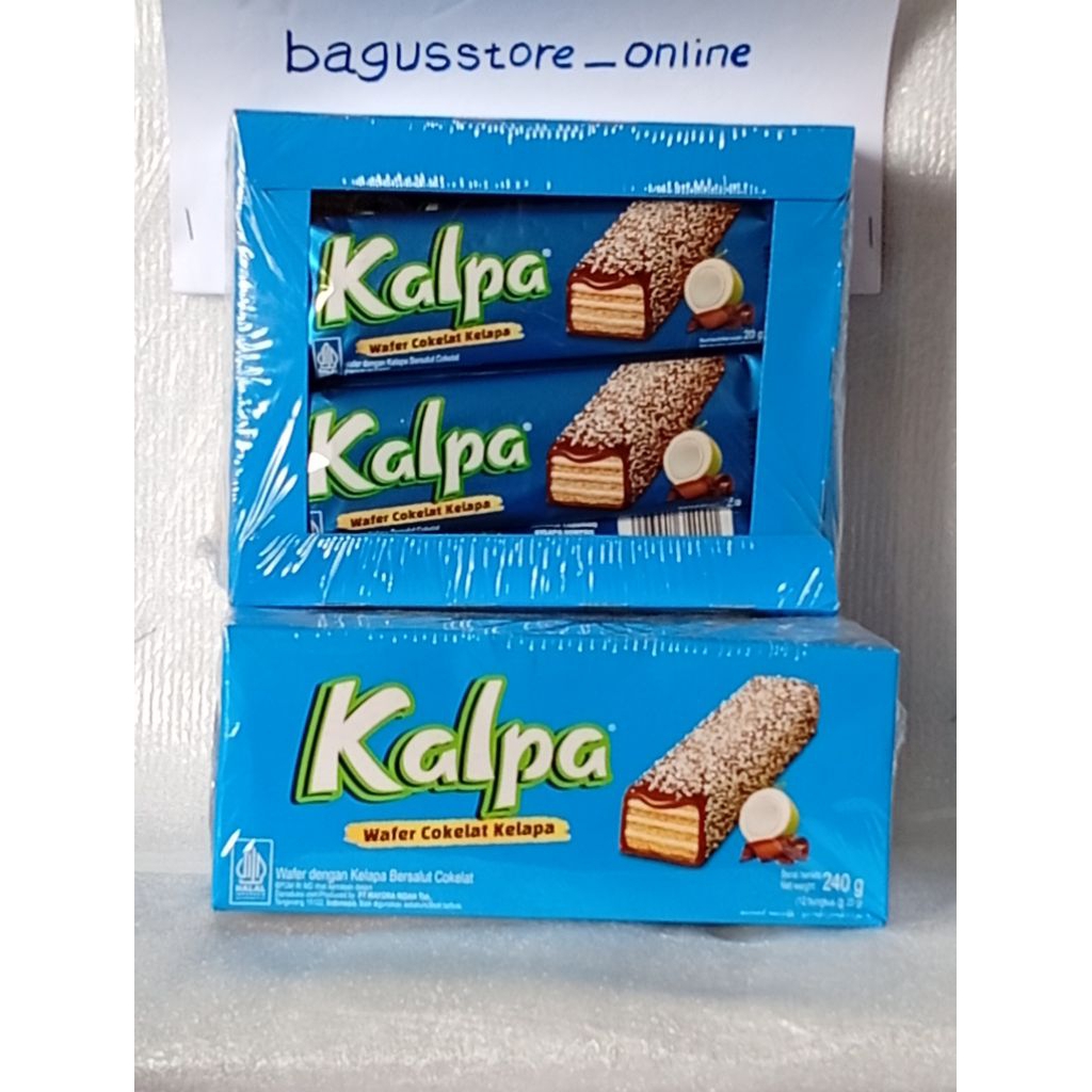 Kalpa Wafer Coklat Tabur Kelapa 20 gr