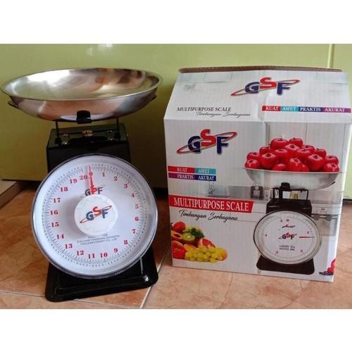 timbangan GSF 20kg  timbangan duduk besi stainless 20 kg