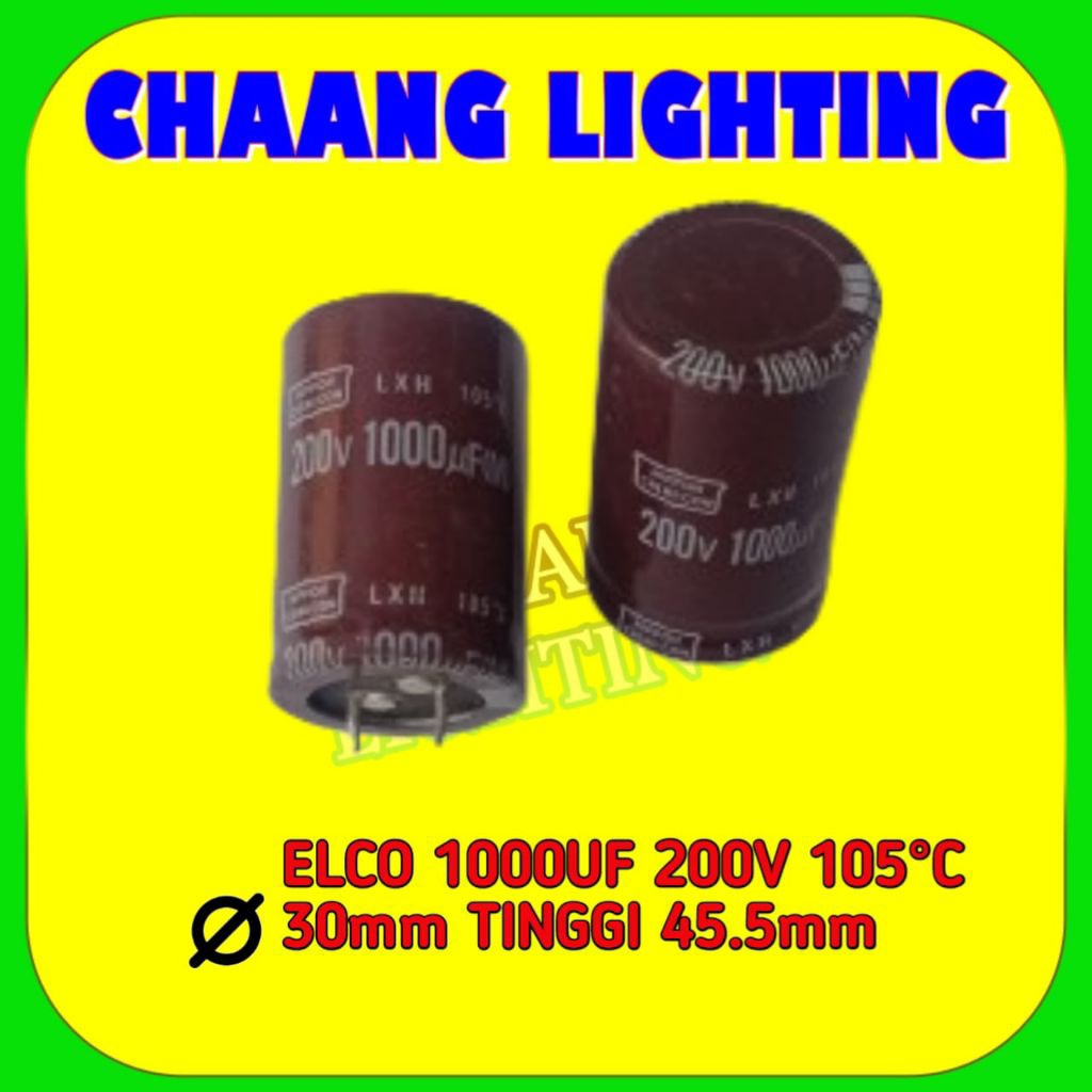 1000UF 200V KAPASITOR ELKO 1000UF 200V CAPASITOR ELCO 1000UF 200V ELCO 1000UF 200V 105°C